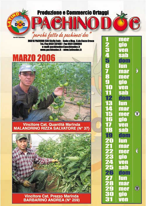 Calendario 2006